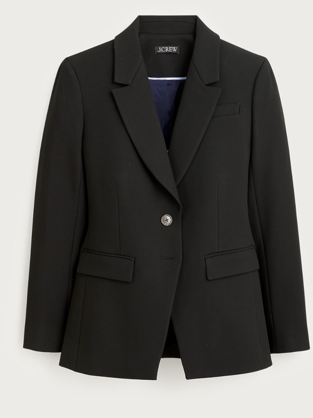 NWT J. Crew Madelyn blazer in four-season stretch 4P Black - Picture 10 of 10